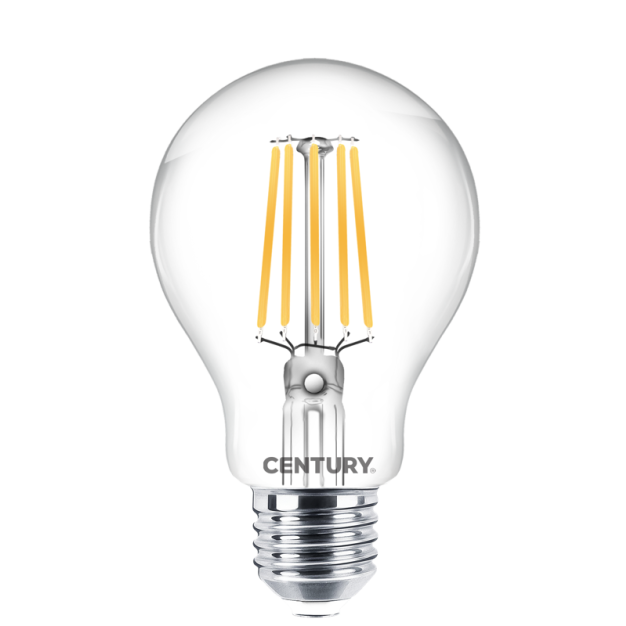 Century Italia Incanto - Ø 7,5 x 14 cm - E27 - 16W niet dimbaar - 4000K - transparant