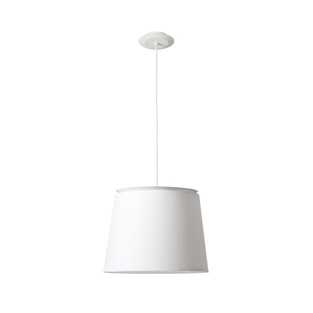 Faro Savoy - hanglamp - Ø 42 x 31 cm - mat wit