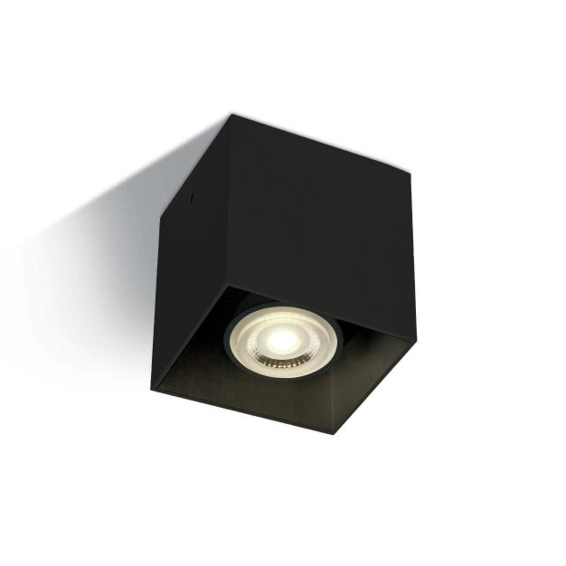 ONE Light GU10 & G9 Ceiling Lights - opbouwspot 1L - 8 x 8 x 9 cm - zwart