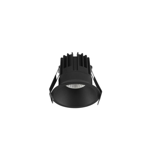 Nova Luce Luela - inbouwspot - Ø 85 mm - inbouwmaat 75 mm - 13W LED incl. - zwart - 3000K