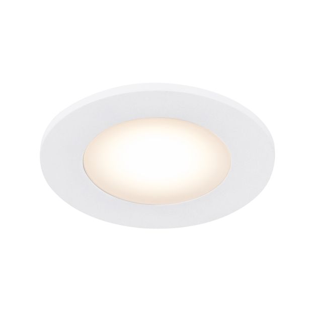 Nordlux Leonis - set van 3 - Ø 85 mm, Ø 68 mm inbouwmaat - 4,5W LED incl. - IP65 - wit