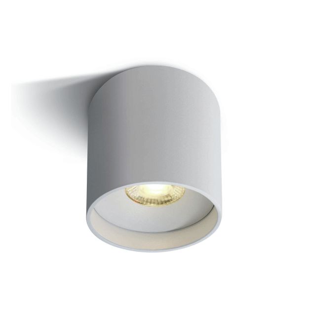 ONE Light LED Fashion Cylinders - opbouwspot 1L - Ø 10 x 10 cm - 22W LED incl. - wit