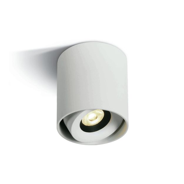 ONE Light Adjustable COB Cylinders - opbouwspot 1L - Ø 8 x 10 cm - 8W dimbare LED incl. - wit