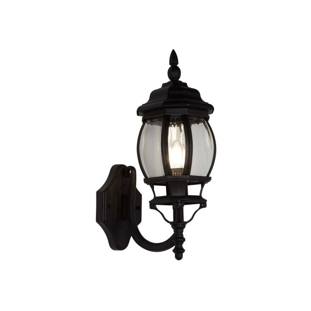 Searchlight Bel Aire - buiten wandverlichting - 16 x 45,5 cm - IP23 - zwart