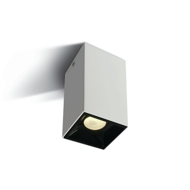 ONE Light Surface Shop Square Boxes - opbouwspot 1L - 5,4 x 5,4 x 10 cm - 7W dimbare LED incl. - wit