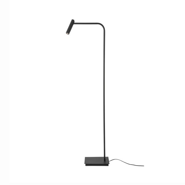 Nova Luce Sicily - staanlamp - 150 cm - 3W LED incl. - zwart