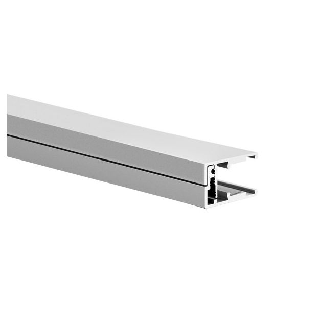 Klus KRAV-05IN - LED-profiel voor glazen wanden met een dikte van 11,9mm tot maximum 13,5mm - 1,69 x 2,80 cm - 200cm lengte - aluminium