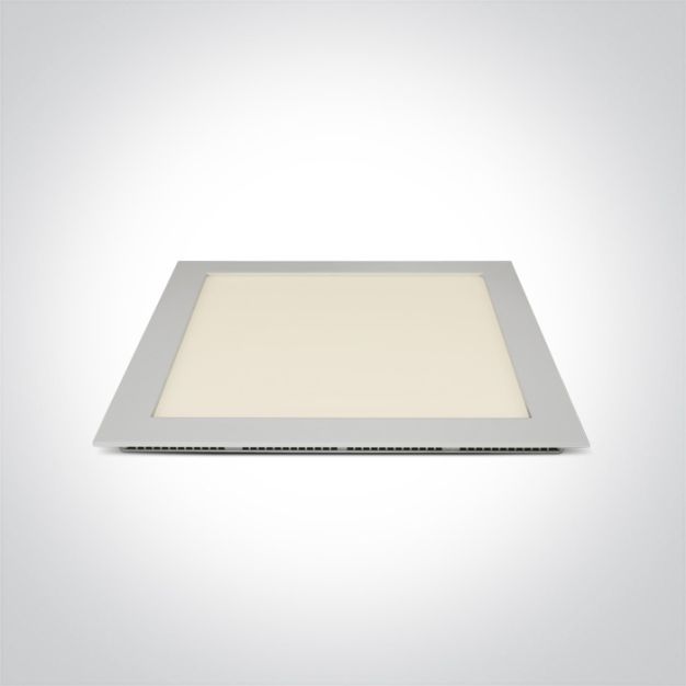 ONE Light Square Recessed Panel CCT V - inbouw plafondverlichting - 30 x 30 x 2,2 cm - 30W LED incl. - wit