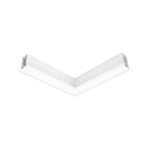 Nova Luce Gaga - lineair verlichtingsprofiel voor inbouw - 34,5 x 3,8 x 7 cm - 20W LED incl. - wit - warmwitte lichtkleur