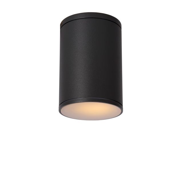 Lucide Tubix - buiten plafondverlichting - Ø 10,8 x 15,3 cm - IP54 - zwart