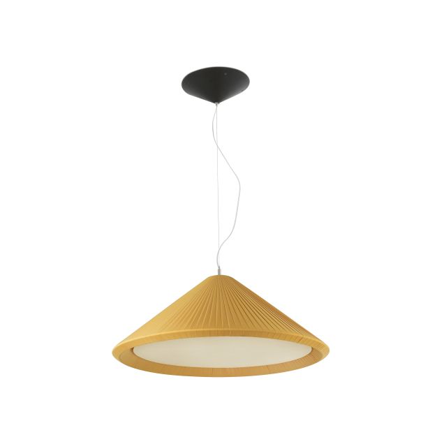 Faro Saigon-in - hanglamp - Ø 70 x 27,5 cm - geel