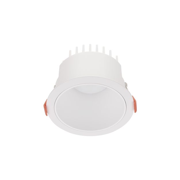 Nova Luce Luela - inbouwspot - Ø 11,5 cm - inbouwmaat Ø 10,5cm - 20W LED incl. - wit