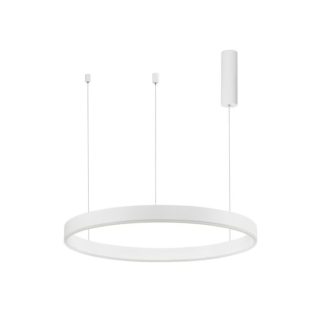 Nova Luce Motif - hanglamp - Ø 80 x 120 cm - 48W dimbare LED incl. - zandwit