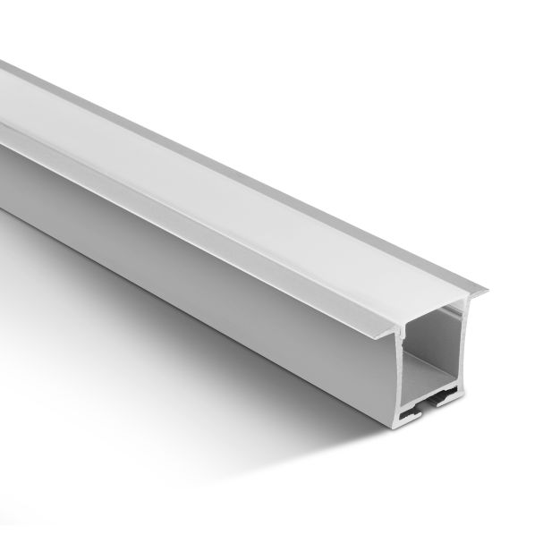 ONE Light Recessed Profiles - inbouw profiel - 3,6 x 2,8 cm - 200 cm lengte - wit