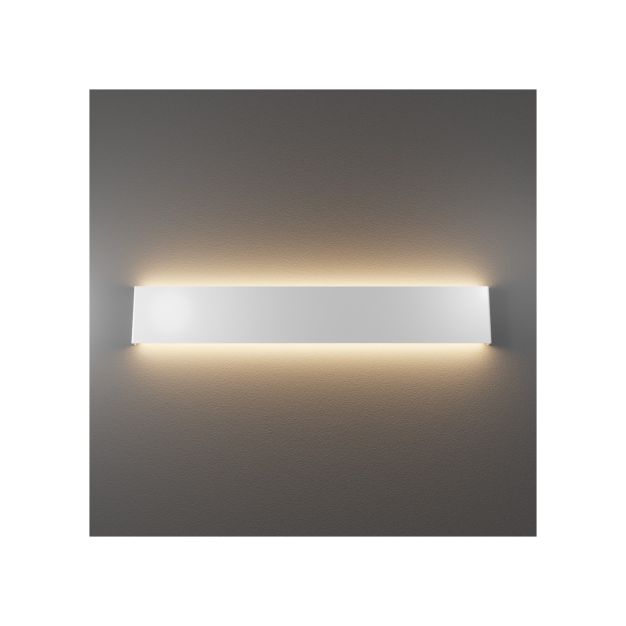 Amarcords Dana 60 BI - opbouw wandlamp - 60 x 15 x 2,8 cm - 24W LED incl. - wit