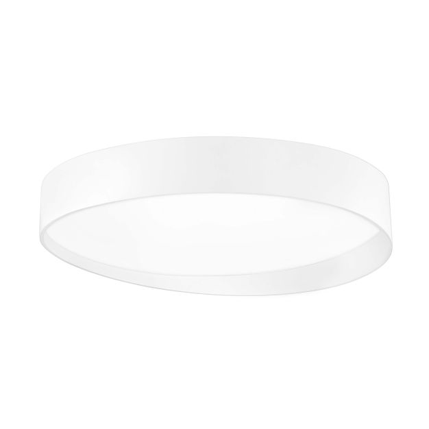 Nova Luce Fano - plafondverlichting - Ø 50 x 15,5 cm - 34W LED incl. - wit