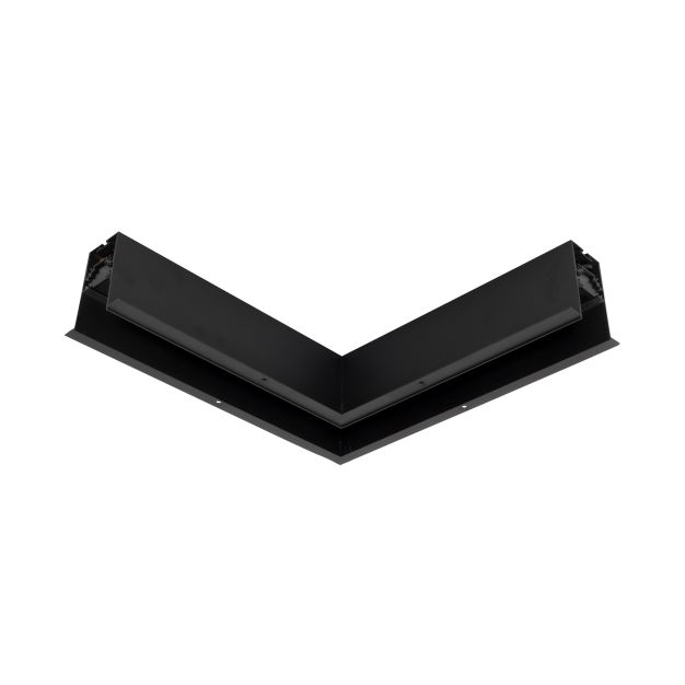 Nova Luce Q-Connector voor verzonken magnetisch profiel - 30 x 30 x 7,5 cm - zwart