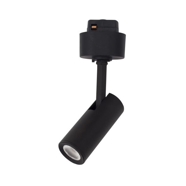 Nova Luce Nap - spot voor magnetisch profielsysteem - Ø 3 x 16 cm - 5W LED incl. - zwart - witte lichtkleur