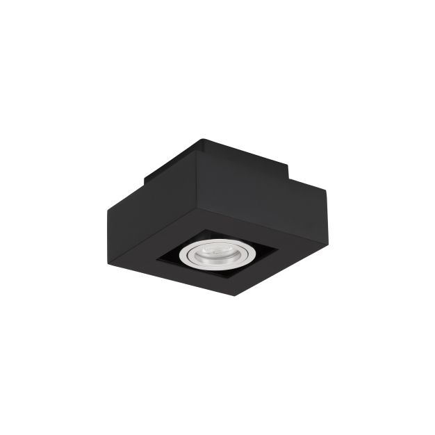 Nova Luce Robin - opbouwspot - 14,5 x 14,5 x 8,6 cm - zwart