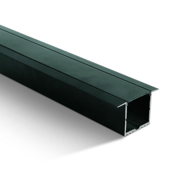 ONE Light Recessed Profiles - 5,7 x 3,6 cm - 200 cm lengte - zwart