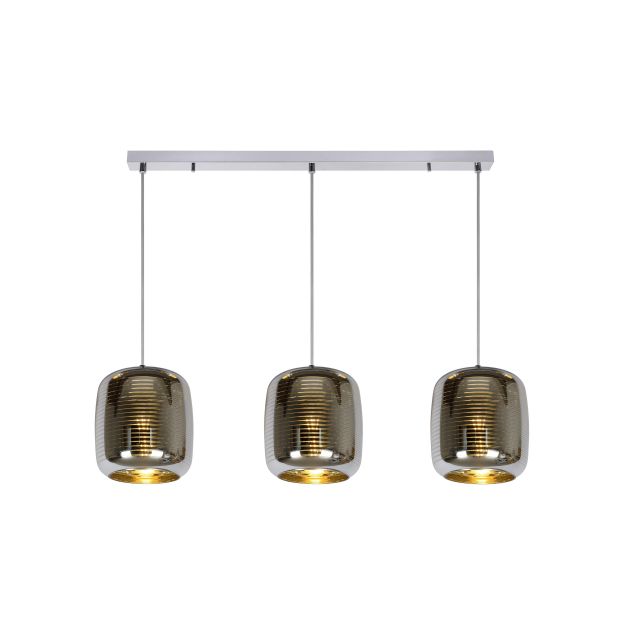 Lucide Eryn - hanglamp - 88 x 20 x 157 cm - chroom