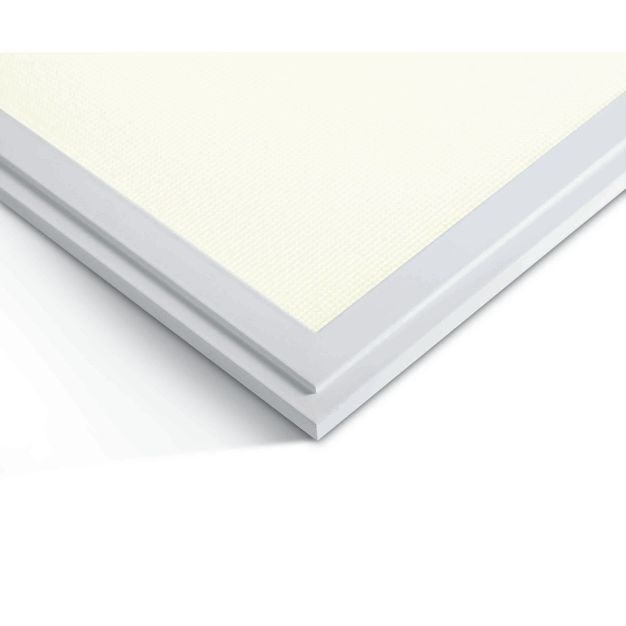 ONE Light Square UGR17 & UGR19 Office Panels - inbouw plafond/hanglamp - 62 x 62 x 2 cm - 48W LED incl. - wit - warm witte lichtkleur