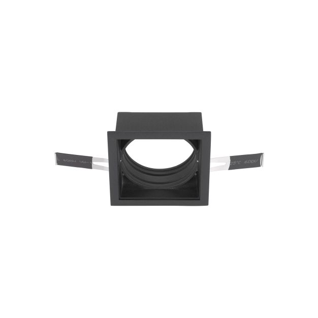 Nova Luce Wall Washer - inbouwspot voor LED-module - 8,5 x 8,5 cm - zwart