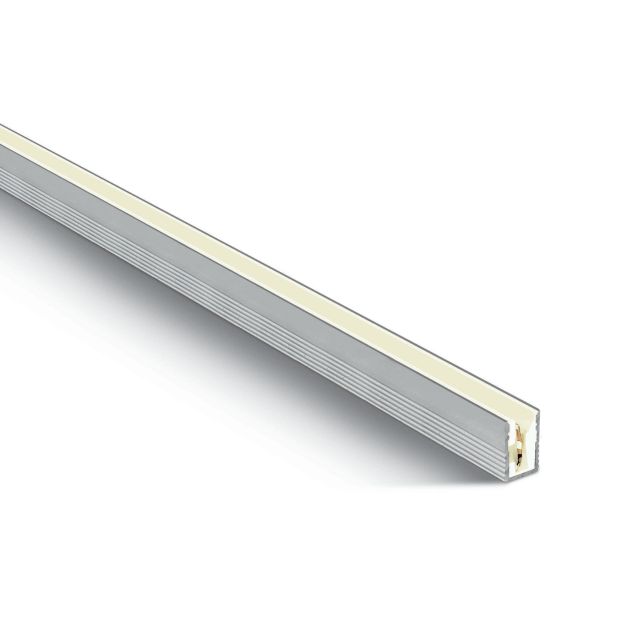 ONE Light slank opbouw profiel - 200 cm - aluminium