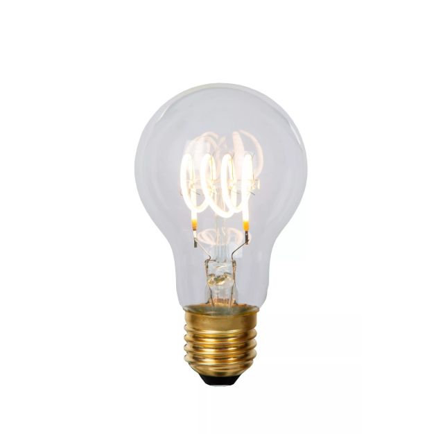 Lucide LED filament lamp - Ø 6 x 10,5 cm - E27 - 5W dimbaar - 2700K - transparant