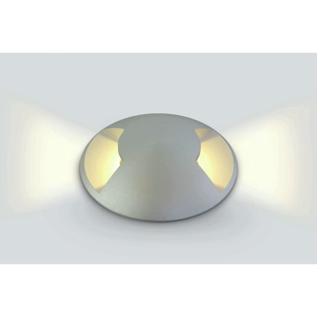 ONE Light Inground Medium Series - grondspot voor buiten - Ø 88 mm, Ø 77 mm inbouwmaat - 3W LED incl. - IP67 - aluminium