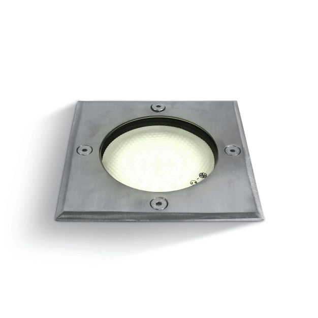 ONE Light GX53 Inground Range - grondspot voor buiten - Ø 122 mm, Ø 110 mm inbouwmaat - IP67 - roestvrij staal