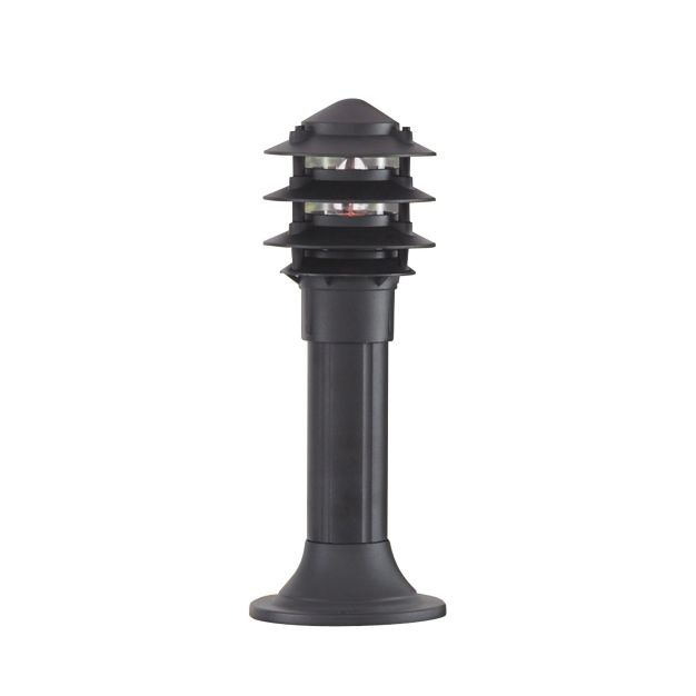 Searchlight Outdoor Posts - tuinpaal - Ø 17 x 45 cm - IP44 - zwart