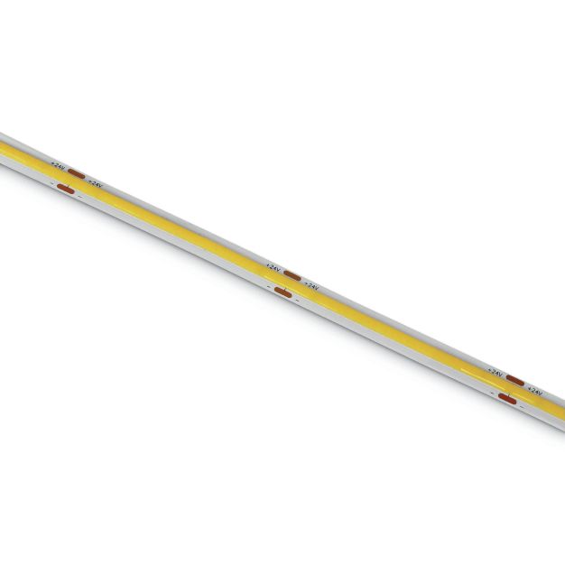 ONE Light COB Strip - 0,8 cm breed, 500 cm lengte - 24Vdc - dimbaar - 8W LED per meter - 2700K