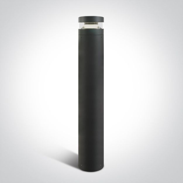 ONE Light LED Bollards Range - tuinpaal - Ø 16 x 96 cm - 20W LED incl. - IP65 - antraciet