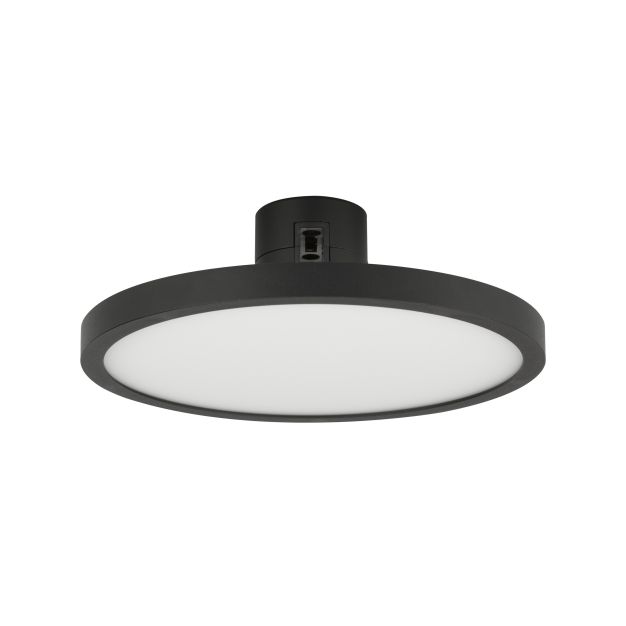 Nova Luce Libo - lichtpunt magnetisch railsysteem - Ø 16 x 6 cm - 15W LED incl. - zandzwart