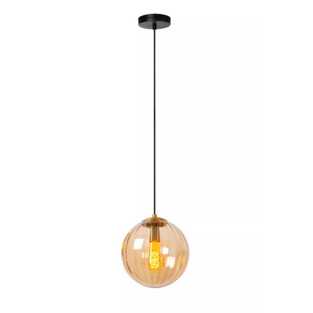 Lucide Monsaraz - hanglamp - Ø 25 x 161 cm - amber