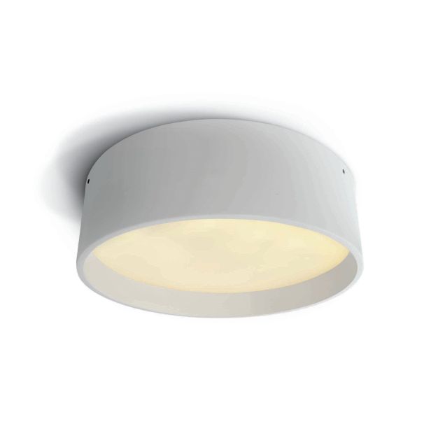 ONE Light LED Indoor Plafo - plafondverlichting - Ø 35,5 x 12 cm - 40W LED incl. - wit