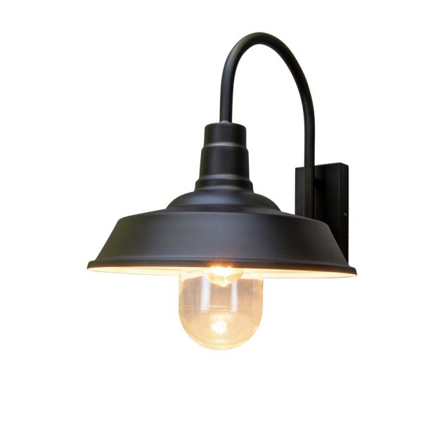 Konstsmide Trapani - wandverlichting - Ø42,5 x 34 cm - IP44 - zwart