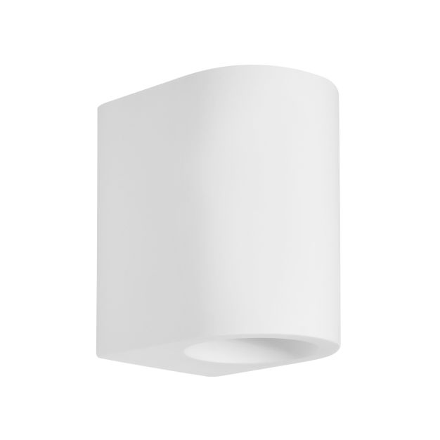 Nova Luce Sandro - wandverlichting - 10 x 12 x 15 cm - wit gips