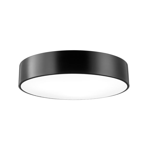 Nova Luce Roda - plafondverlichting - Ø 40 x 10 cm - 30W LED incl. - zwart