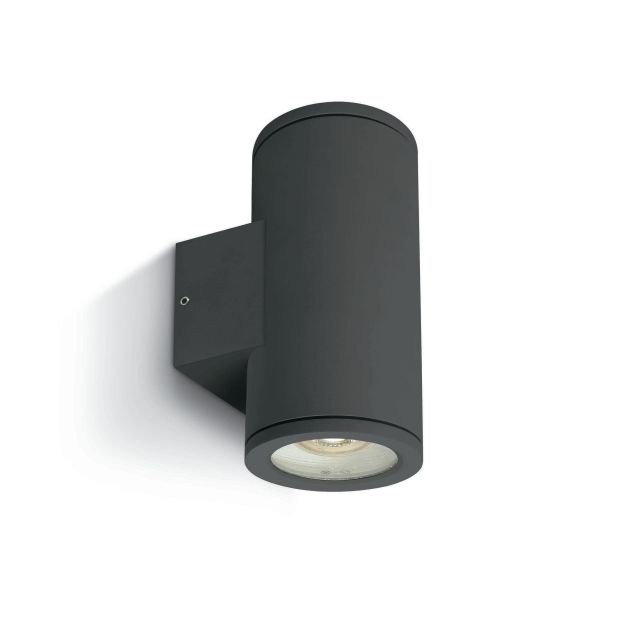 ONE Light GU10 Outdoor - buiten wandverlichting - 8 x 17,3 cm - IP54 - antraciet