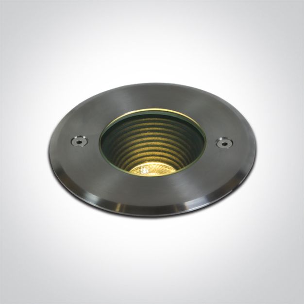 ONE Light Dark Light Inground Range - grondspot voor buiten - Ø 150 mm, Ø 137 mm inbouwmaat - 10W LED incl. - IP67 - roestvrij staal