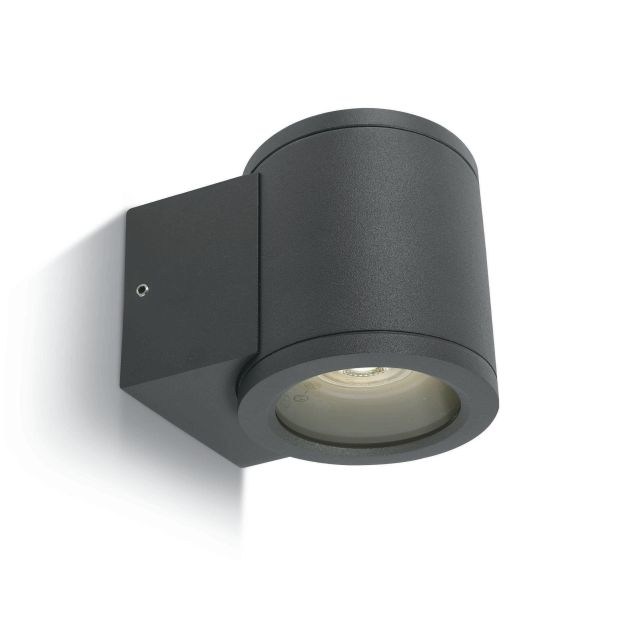 ONE Light GU10 Outdoor - buiten wandverlichting - 8 x 9 cm - IP54 - antraciet