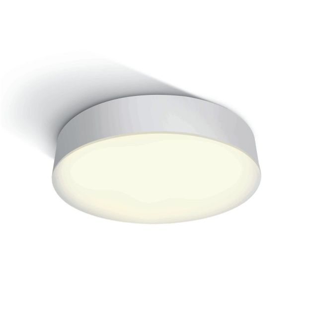 ONE Light LED Plafo Range - buiten plafondverlichting - Ø 32 x 6,3 cm - 21W LED incl. - IP65 - wit