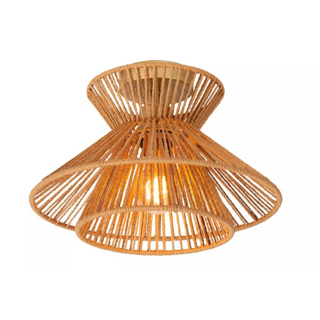 Lucide Tasman - plafondlamp - Ø 32 x 23,2 cm - naturel