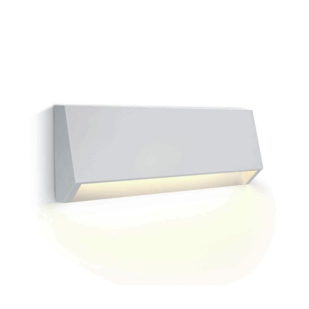 ONE Light Down Illumination - buiten wandverlichting - 22 x 3,7 x 8 cm - 4W LED incl. - IP65 - wit