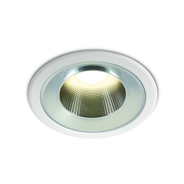 ONE Light Dark Light Project Range - inbouwspot - Ø 11,5 mm, Ø 9,5 mm inbouwmaat - 10W LED incl. - IP54 - wit - warm witte lichtkleur