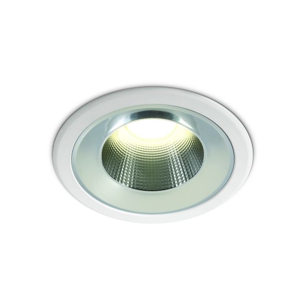 ONE Light Dark Light Project Range - inbouwspot - Ø 115 mm, Ø 95 mm inbouwmaat - 10W LED incl. - IP54 - wit - witte lichtkleur