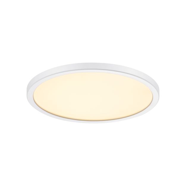 Nordlux Oja - plafondverlichting - Ø 24,4 x 2,3 cm - 15W LED incl. - wit