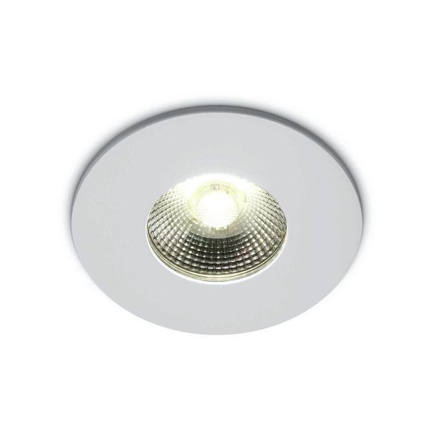 ONE Light Fire Rated Range - inbouwspot - Ø 83 mm, Ø 68 mm inbouwmaat - 6W LED incl. - IP65 - wit